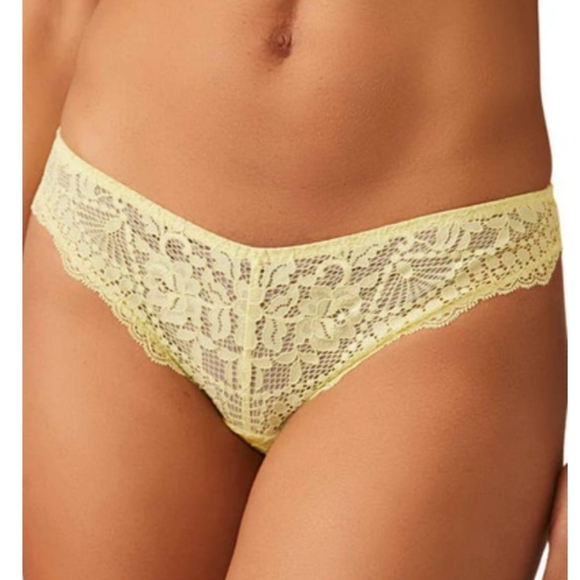 Free People Other - Free People Intimately Under Bikini Lace Cutecumber Light Green Medium XL New